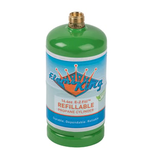 Flame King 16.4 oz. refillable propane cylinder